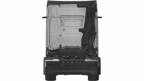 Rear part of the KamAZ K6