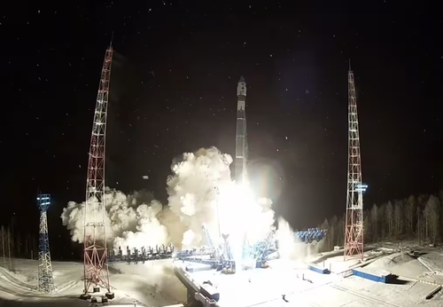 Lanzamiento del cohete "Soyuz-2.1b"