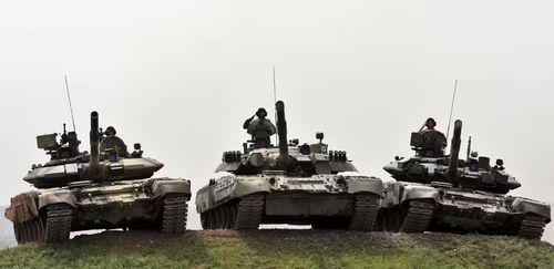 Т-90С, Т-80У и Т-90А