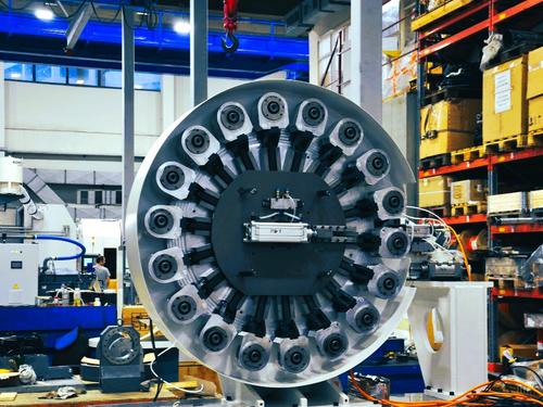 Magazine for automatic change of grinding wheels