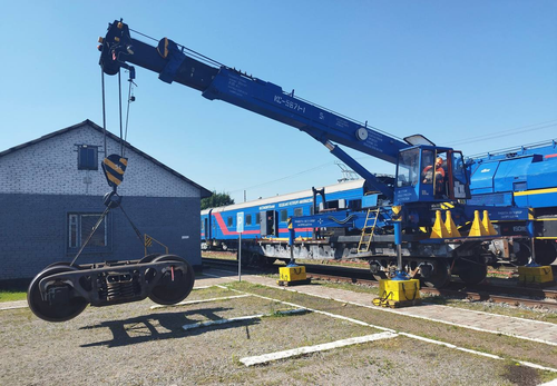 Jib crane based on the KS-5671 crawler crane