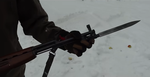 SKS with bayonet
