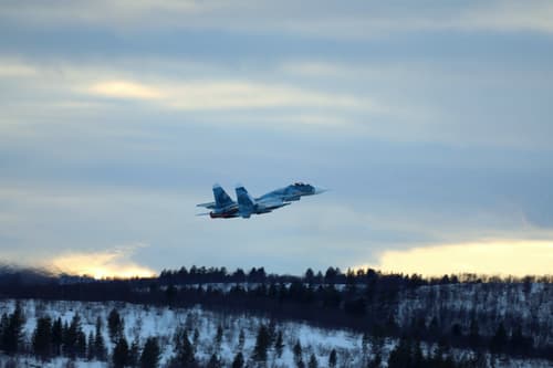 Су-33 в небе Заполярья