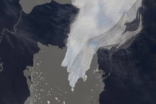 Patagonian glaciers from the ISS