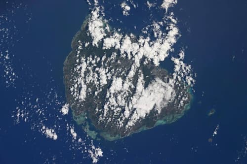 Mauritius from the ISS