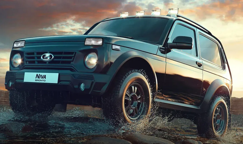 Lada Niva Bronto con la version anterior de la parrilla del radiador