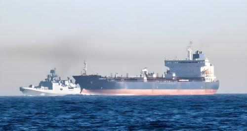 «Адмирал Григорович» проекта 11135 в проливе Ла-Манш