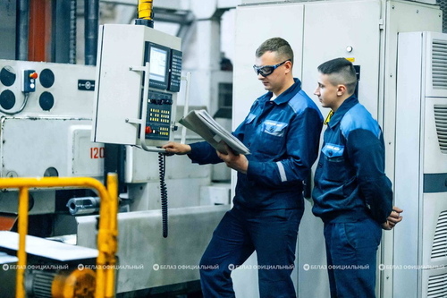 Production at the BelAZ plant