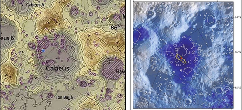 Scientists conducted a study of the lunar crater Cabeo