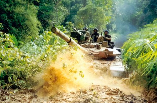 T-90S trials in the jungle