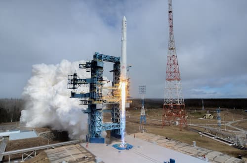 The Aerospace Forces successfully launched the Angara-1.2 carrier rocket from the Plesetsk Cosmodrome