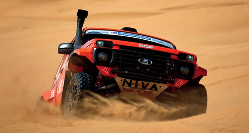 Lada Niva Sport Turbo at the "Zoloto Kagana" Championship