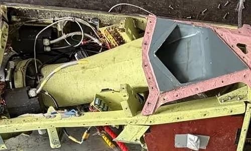 Restos del misil S-71K "Kovyor"