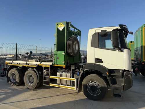 Máquina para el transporte de residuos radiactivos sólidos