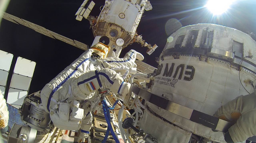 Trabajos espaciales en la ISS