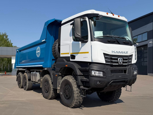 New all-wheel drive dump truck with 8×8 wheel arrangement based on KAMAZ-65958 chassis
