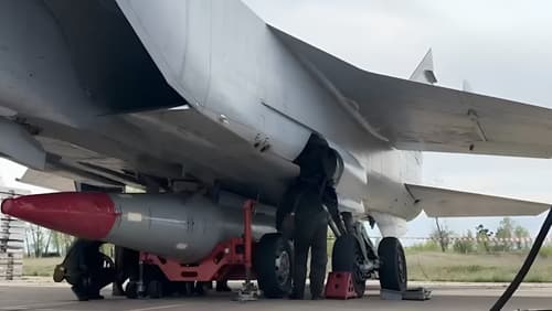 Установка  Х-47М2 «Кинжал» на МиГ-31И