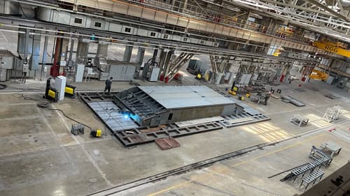 Construction of the Project 1520 barge