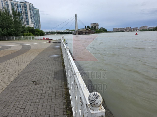 Krasnodar, orilla del río Kuban