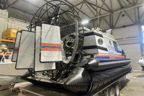 Airboat for the needs of the Russian Ministry of Emergency Situations