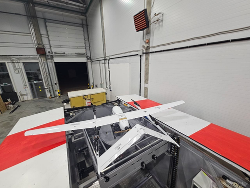 RusDronoport company's drone port