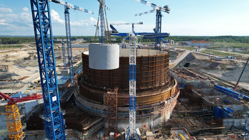 Montaje de la protección seca del reactor