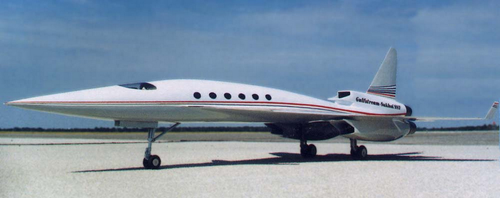 Ilustración del S-21 de la empresa estadounidense Gulfstream Aerospace