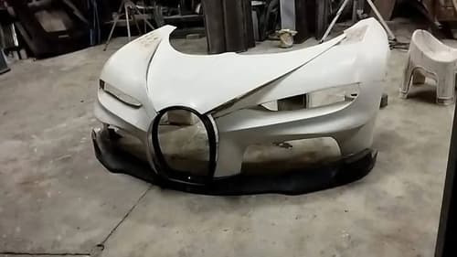 Parte de la carrocería de la réplica del Bugatti Mistral
