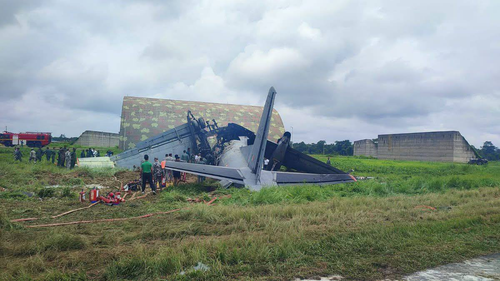 Crashed An-32 aircraft in India