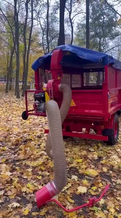 Cleaning complex based on the BELARUS 320.4 tractor