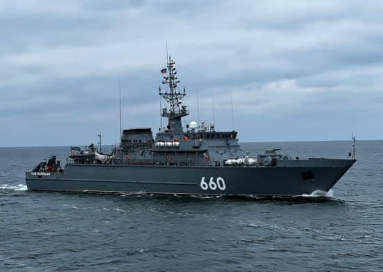 Sea minesweeper "Lev Chernavin" of project 12700 "Alexandrite"&nbsp;