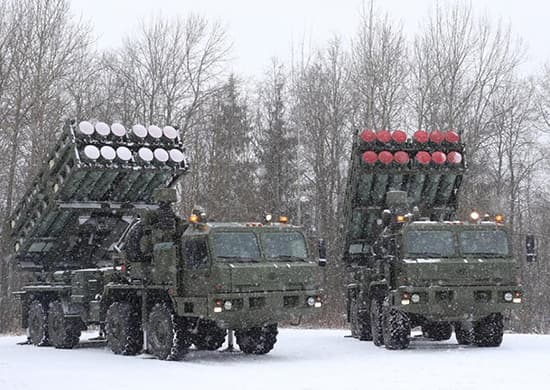 S-350 "Vityaz" Air Defense Systems.