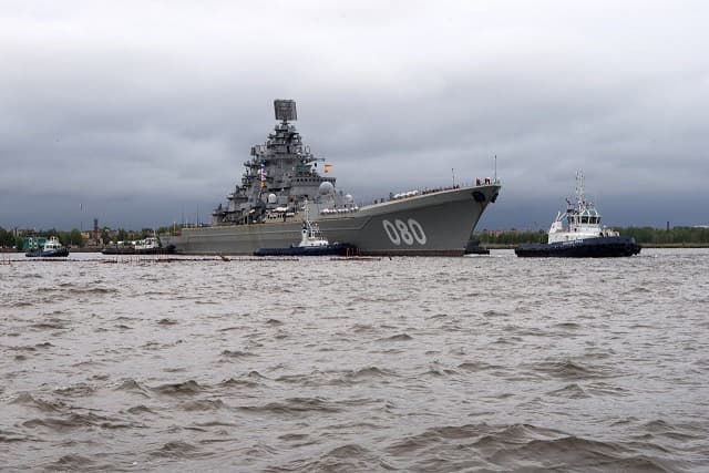 Nuclear-powered missile cruiser "Admiral Nakhimov" of Project 1144