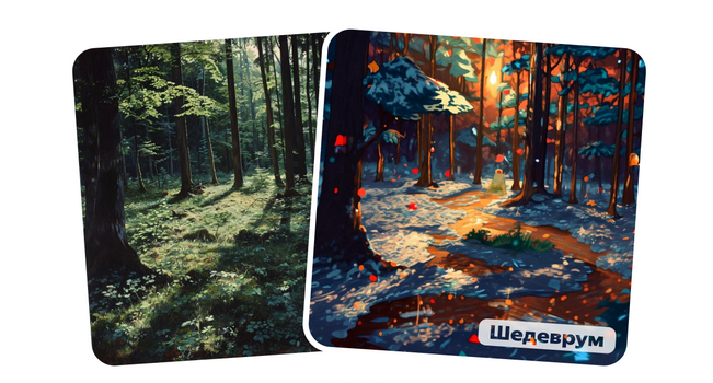 This is what the "Winter" filterum looks like on a summer landscape<br>