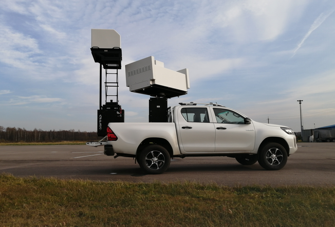 На вид комплекс похож на обычный автомобиль, но «начинка» у него необычная