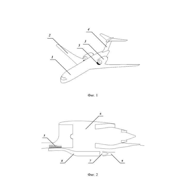Concepto de avión de pasajeros con motores híbridos sin pilones