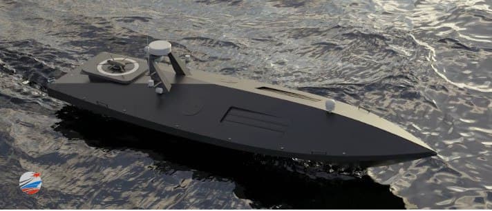 This is how the unmanned boats on the platform might look like.<br>
