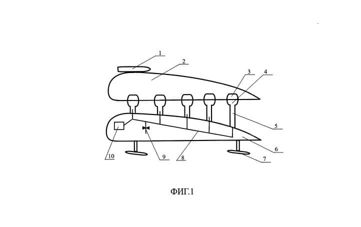 Концепт&nbsp;крепления сверхзвукового пассажирского самолёта к самолёту-носителю