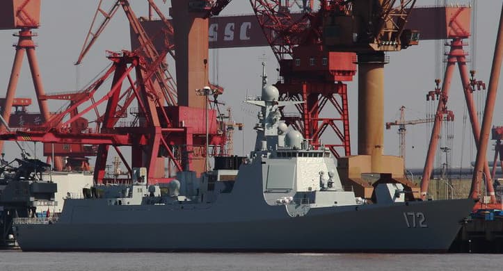 Chinese Navy Type 052D Destroyer