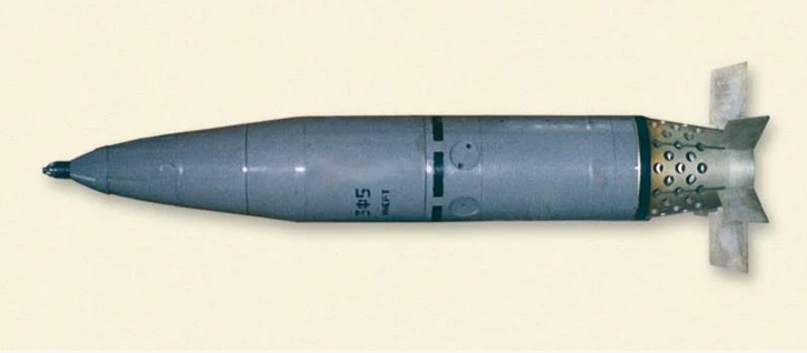 «Смельчак» в полетной конфигурации<br>