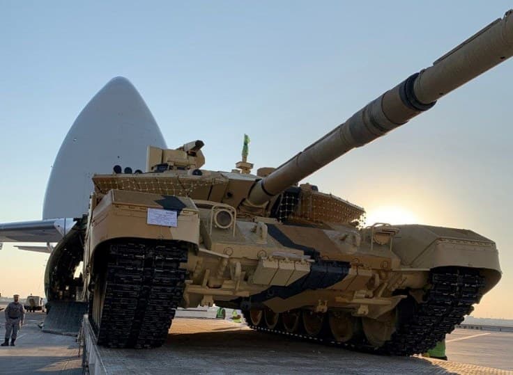 Export version of the T-90M "Proryv" tank
