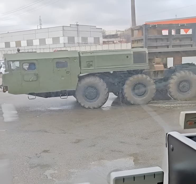 Alleged chassis of the MRBM "Oreshnik"