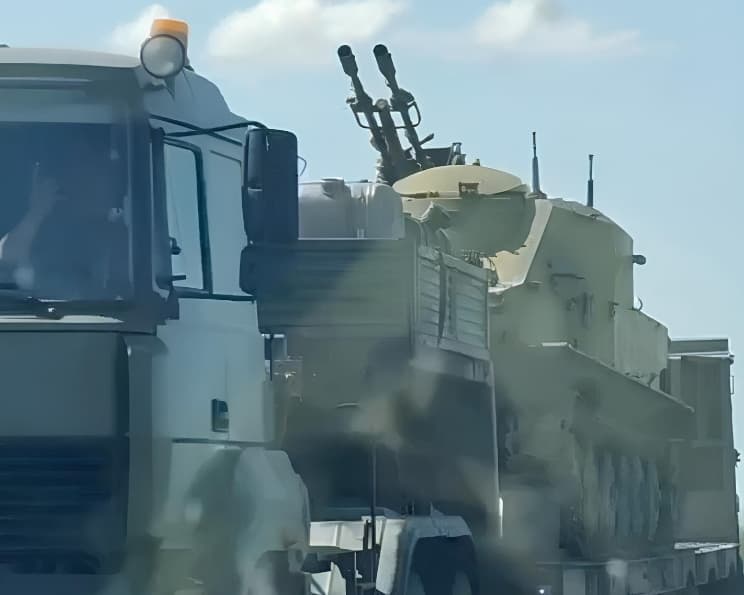 ЗУ-23-2 установили на БТР-50П