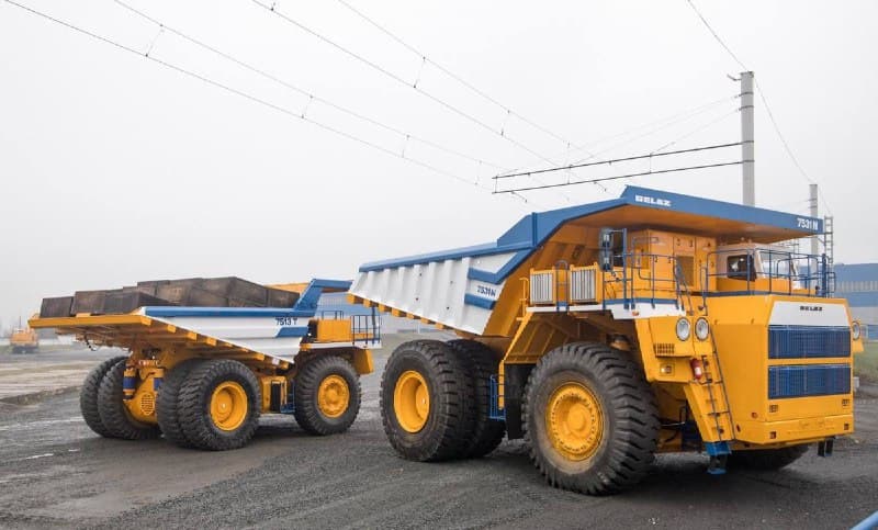 BelAZ dump trucks