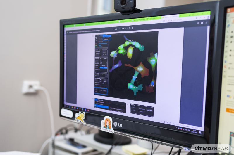 Программа для анализа клеточной структуры веществ