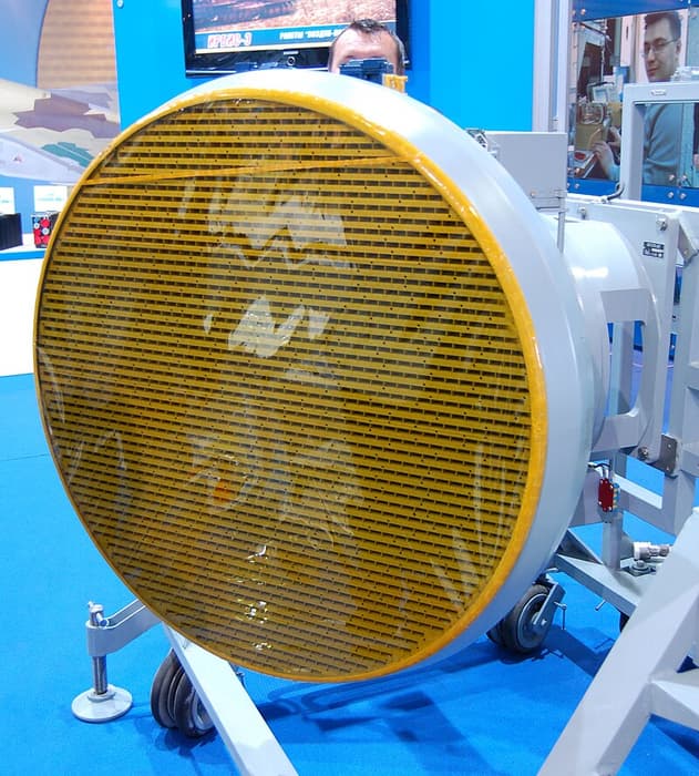Antenna of the N035 Irbis-E radar