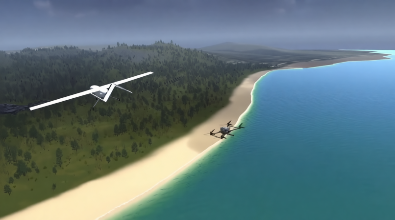 изображение из симулятора&nbsp;«Квадросим»