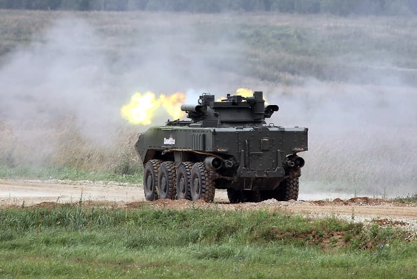 БМП-К К-17 с обитаемым боевым модулем Б05Я01 Бережок на платформе ВПК-7829