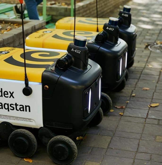 Робот-доставщик Yandex Qazaqstan