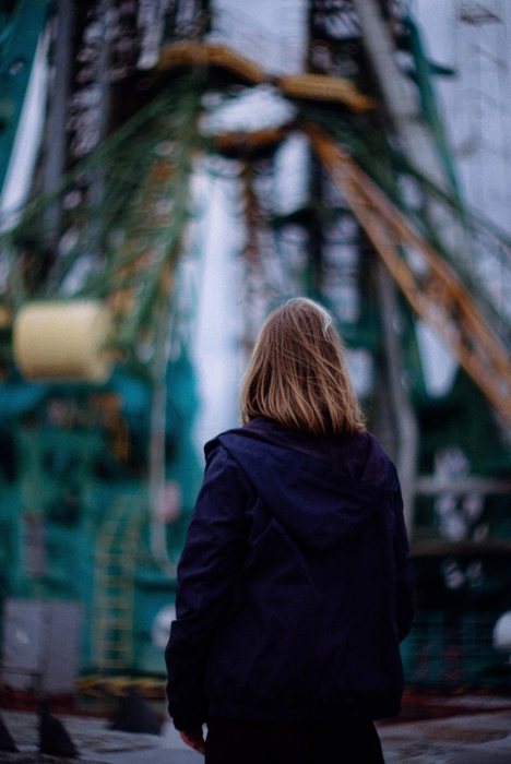 Фото с запуска ракеты-носителя «Союз-2.1а». Объектив — «Зенитар» 1/50